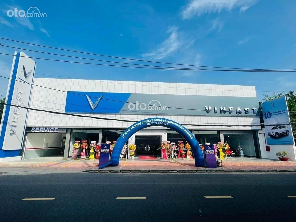Không gian trưng bày bên trong showroom VinFast Miền Nam